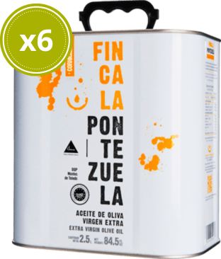 Lata Aceite de Oliva Virgen Extra Finca La Pontezuela Cornicabra 6x2'5L