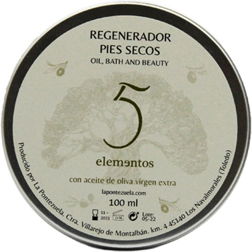 Cosmética y Jabones - 5 Elementos Regenerador Pies Secos - Finca La Pontezuela