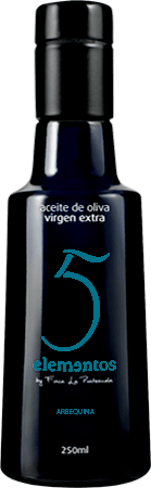 5 Elementos Arbequina 250 ml Finca la Pontezuela - Comprar Aceite de Oliva Virgen Extra